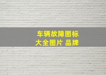 车辆故障图标大全图片 品牌